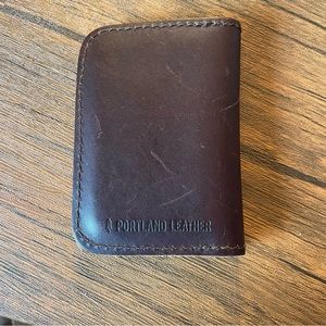 Portland leather wallet